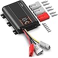 LiTime 12V 40A DC-DC Dual Input Battery Charger with MPPT fit for 12V LiFePO4, Lead-Acid, SLA, Gel, AGM, Calcium Battery, Charger with Anderson Connector Reverse Charge for RVs Campers Trailers Boats