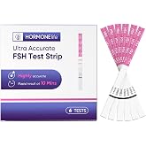 HORMONElife Menopause Test Kit at Home FSH Test Strips 6-Pack | Perimenopause Test Kit for Women, Semi-Quantitative FSH Level Ranges &amp; HORMONElife App Tracking