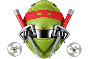 ZORUIS Superhero Ninja Cosplay Costume with Toy Weapons, Eye Masks and Shell for Kids Children