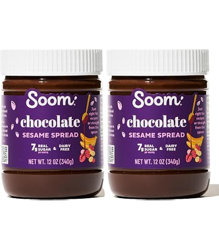 Amazon.com : Soom Chocolate Sea Salt Sesame Tahini Spread, 5g