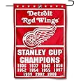 WinCraft Detroit Red Wings 11 Time Stanley Cup Champions Double Sided Garden Flag