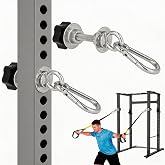 Vatemechie Heavy-Duty Power Rack Attachments, Quick-Install Home Gym Accessories for 2x2, 2x3 &amp; 3x3 Power Racks, Fits 1/2" &amp; 1" Holes