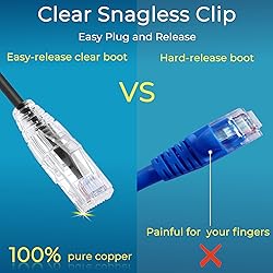 Rapink Patch Cables Cat6/ Cat6a 0.5ft