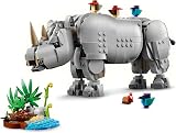 LEGO Creator 3in1 Wild Animals Majestic Rhino with Birds view 4