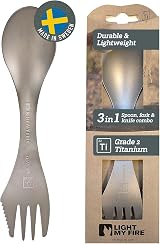 Light My Fire Göffel Titan Spork 3-in-1 Ultralight Titanium Cutlery view 1