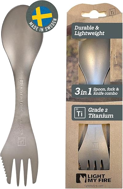 Light My Fire Göffel Titan Spork 3-in-1 Ultralight Titanium Cutlery