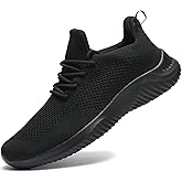 Wrezatro Men's Slip on Walking Shoes Ultra Light Breathable Non Slip Running Shoes Casual Fashion Sneakers Mesh Workout Sports