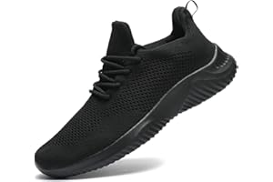 Wrezatro Men's Slip on Walking Shoes Ultra Light Breathable Non Slip Running Shoes Casual Fashion Sneakers Mesh Workout Sports
