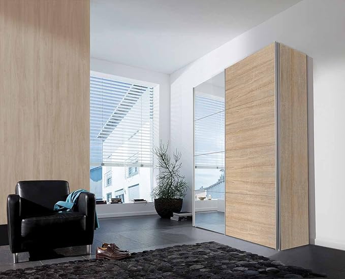 lifestyle4living Schwebetürenschrank, Kleiderschrank, Schrank