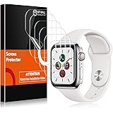 MP-MALL 6 Pack Screen Protector Compatible with Apple Watch 40mm Series 6 5 4 and Apple Watch SE 40mm Flexible TPU Film Bubbl