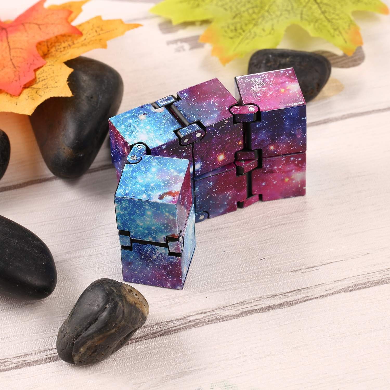 hotstype Fashion Colorful Infinity Cube for Stress Relief Anti Anxiety Stress Funny Toy Learning & Education