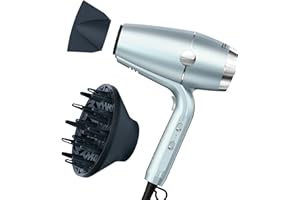 INFINITI PRO CONAIR SmoothWrap Hair Dryer, Blow Dryer with Diffuser and Concentrator Attachments, Advanced Plasma and Ceramic Technology for Less Frizz, More Volume and Body, Mint