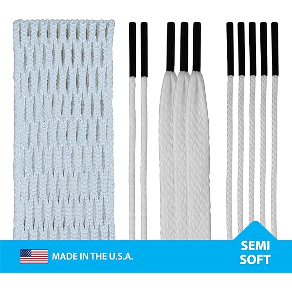 StringKing Type 4s Lacrosse Mesh Kit - Semi-Soft Performance Mesh With Strings