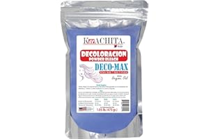 Professional Lightener for Hair Highlights, Bleaching, Highlighting, Balayage Kerachita Powder Bleach Blue Deco-Max, Decoloracion Azul en Polvo 1.10 Lb (500gr) Made in USA