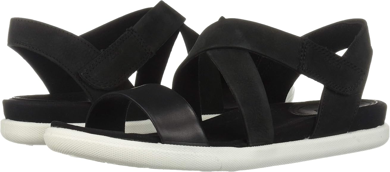 ecco women's damara crisscross flat sandal