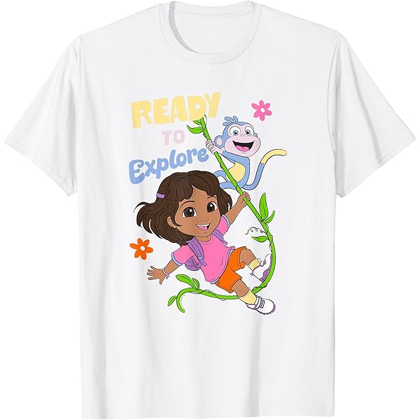 Amazon.com: Dora (2024) Ready to Explore T-Shirt : Clothing, Shoes