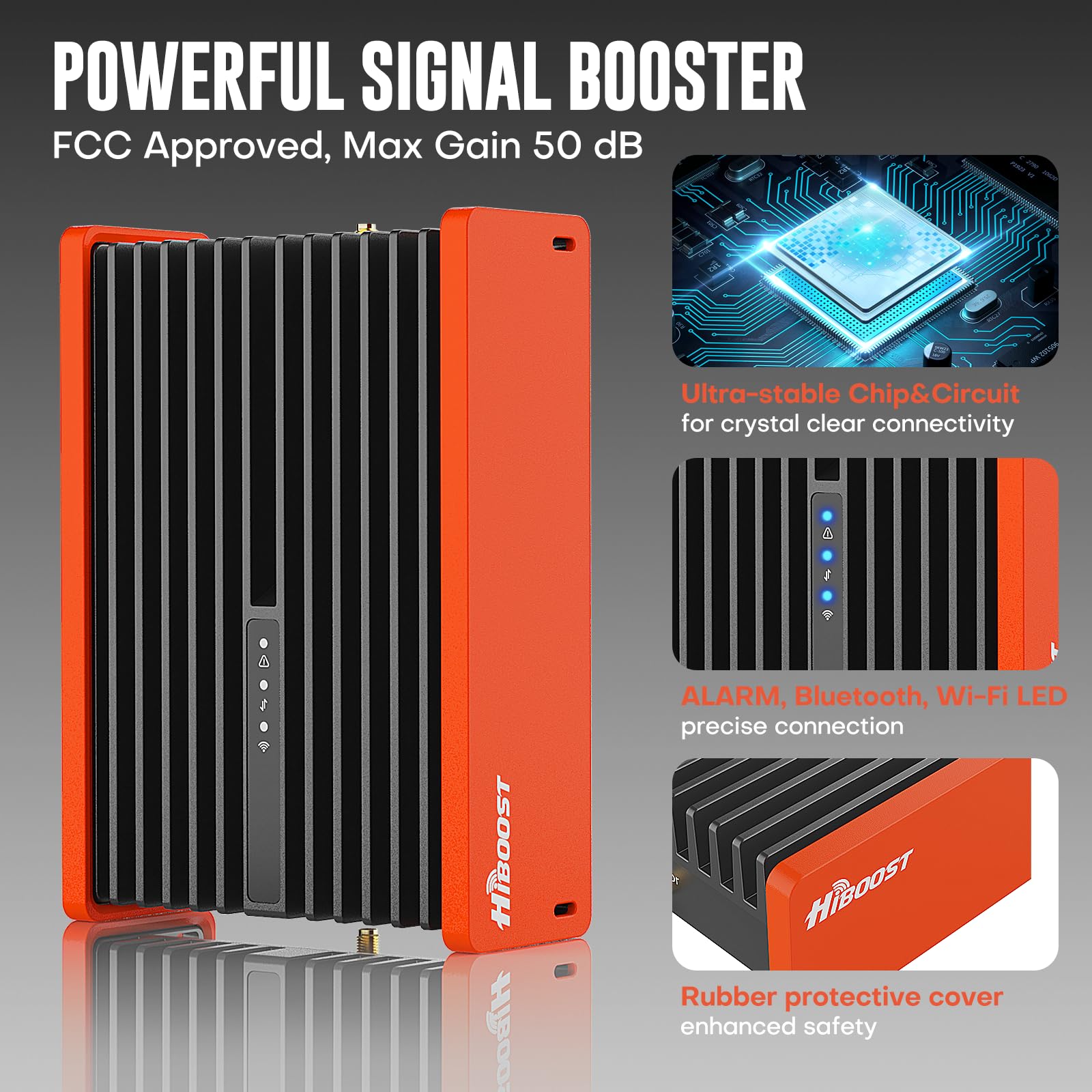 Cell Phone Signal Booster for Trucks and SUVs | Boosts 5G & 4G LTE for All Carriers - Verizon, AT&T, T-Mobile & More | Weatherproof Antenna | Ultra-Stable Booster | FCC Approved