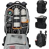 Lowepro ProTactic BP 450 AW III Camera Backpack, 4-point Access, Professional Camera Bag, DSLR/Drones/Mirrorless, Up to 16" L