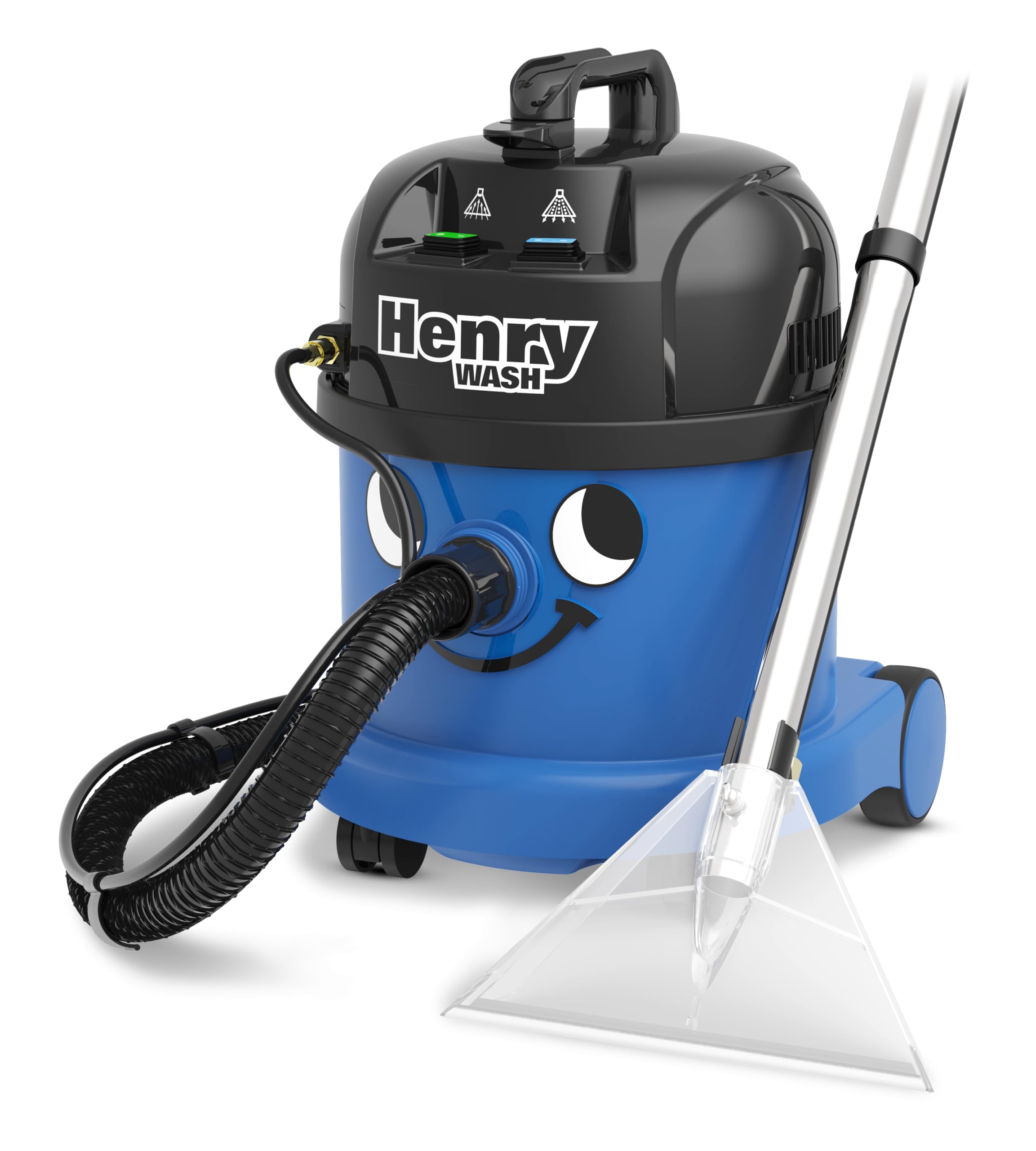 Henry Wash, HVW 370-2 Wet Vacuum Carpet Cleaner, 1000 Watt, Blue