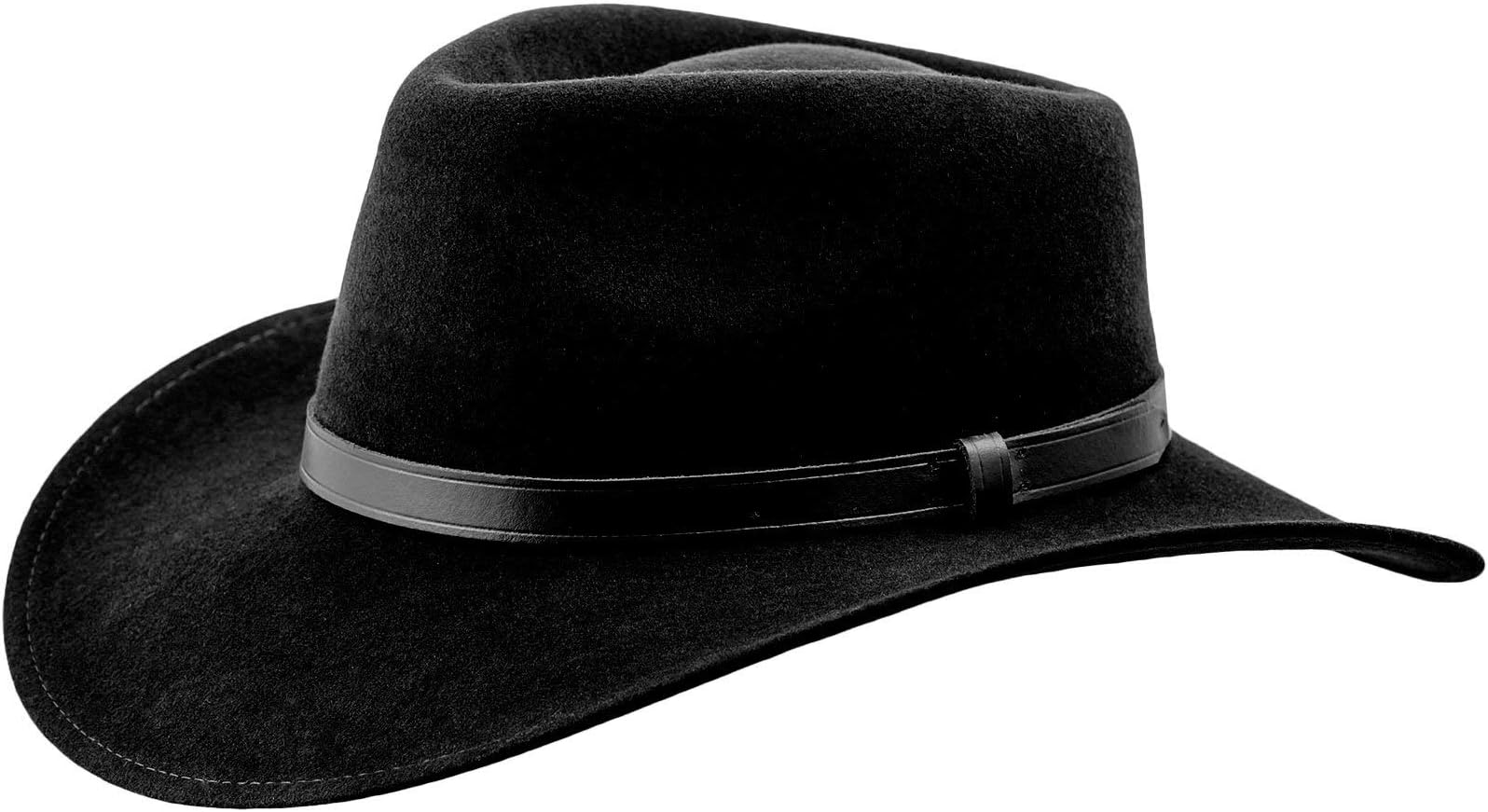 Sterkowski Sharps Wool Felt Wide Brim Fedora Hat
