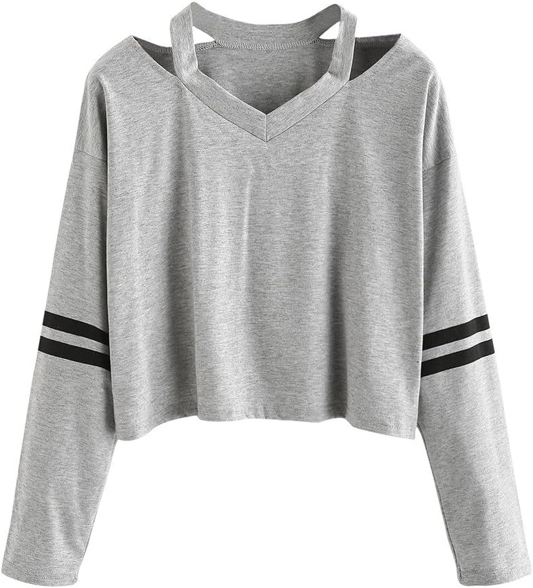 Linkay Pullover Hoodie Women Ladies Autumn V Neck Long Sleeve Crowl Neck Lightweight Sweatshirt Hooded Outerwear Jacket Coat Tops Fashion