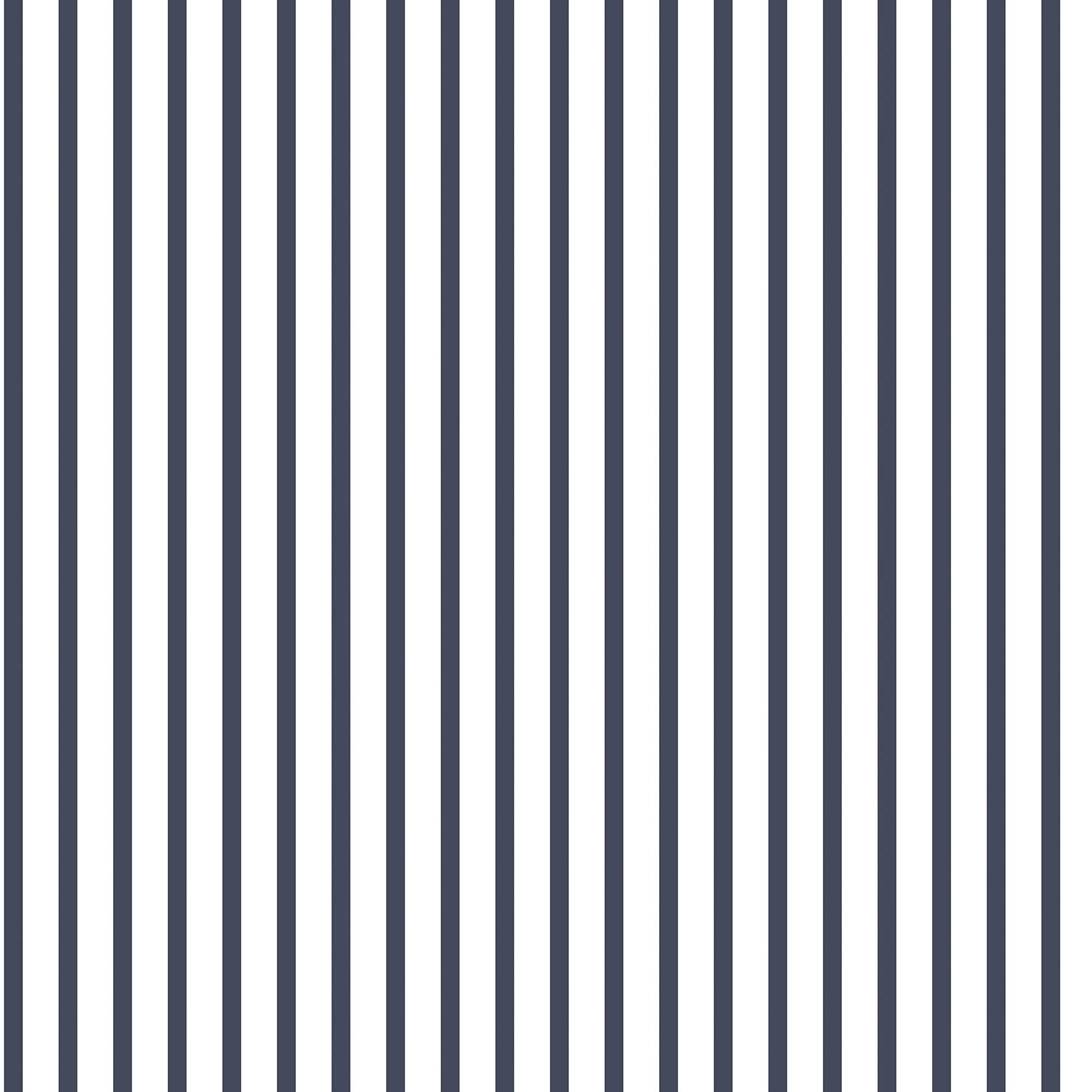 Galerie G67535 Smart Stripes 2, Narrow Colour Stripes Design Wallpaper, Navy/White, 10m x 53cm