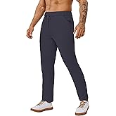 AbleTree Fleece Lined Sweatpants 27 Inch Inseam Atheltic Joggers Workout Pants for Short Men with Zip Pocket
