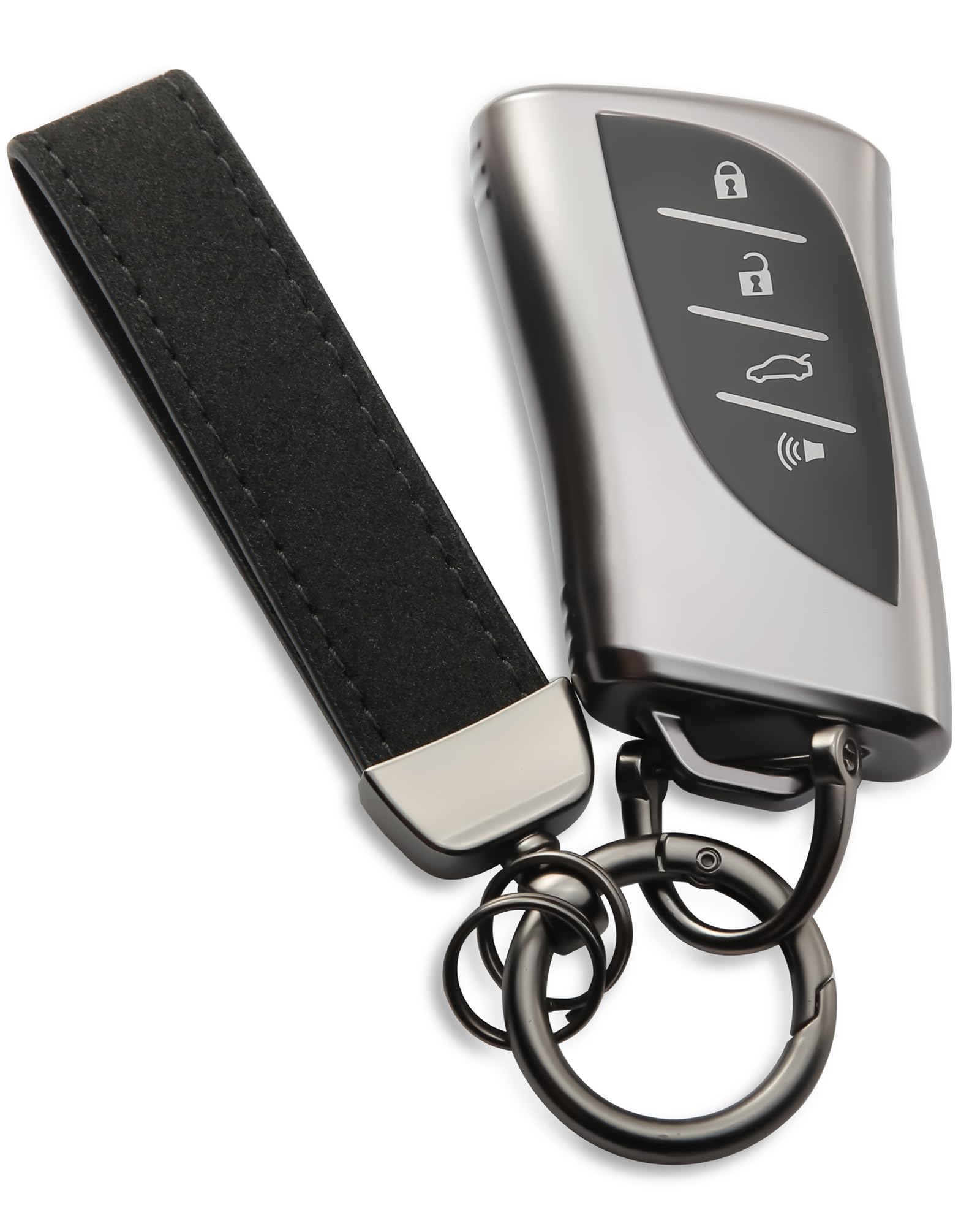 Photo 1 of 0BT59 Keychain for Lexus Key Fob Cover TPU Smart Key Case Protector Fit for 2018-2025 ES250 ES350 UX200 NX300h RX350 RX450h GX460 TX550 LX600 LS500 LC500h Accessories