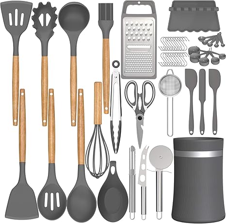 Silicone Cooking Utensils Kitchen 