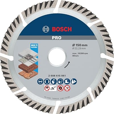 Bosch 10x PRO Diamond Cutting Disc Universal 150 mm 22.23 bore