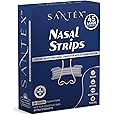 SANTÉX Large Clear Nasal Strips for Snoring Solution, Extra Strength, Nose Strips for Breathing Efficiency, Drug-Free Nasal Congestion Relief, Cold & Allergy, 45 ct., 30% More Stronger