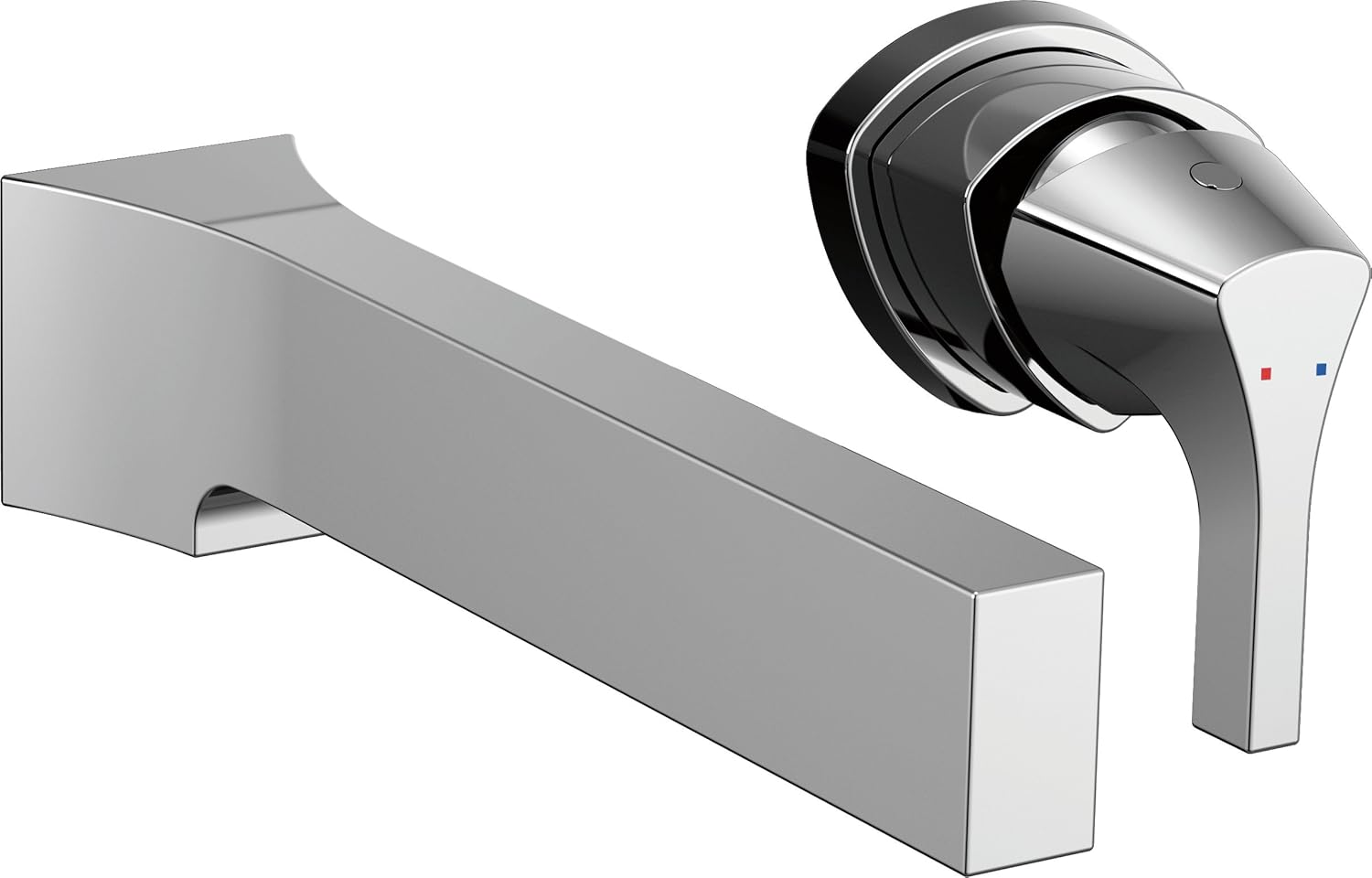 Delta Faucet T574lf Wl Zura Single Handle Wall Mount Bathroom