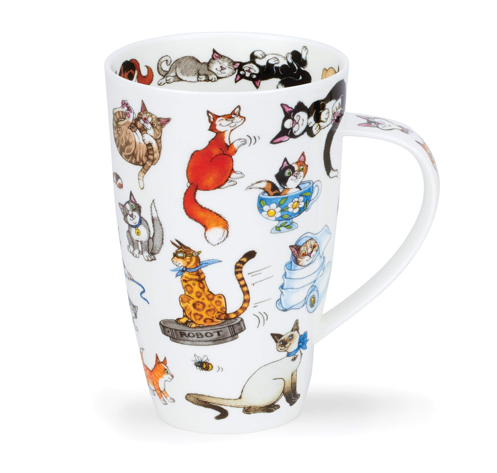 Dunoon Fine Bone China Henley Shape Animal World Mug - Made in England (Catastrophe)