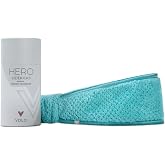 VOLO Spa Headband | Capri Blue | Gentle Microfiber Hair Band | Ultra-Soft, Absorbent, Breathable Facial Head Wrap, Adjustable Stretch Makeup Headband for Face Washing, Shower, Facials, All Hair Types