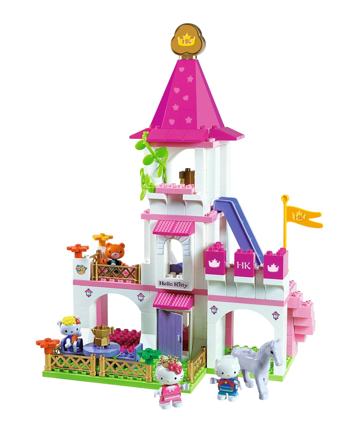 Big 57047 Playbig Bloxx Hello Kitty Princess Schloss Amazon De