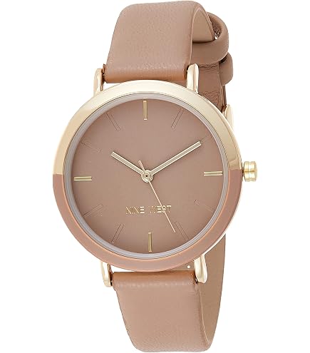 Amazon.com: Anne Klein Women's Leather Strap Watch : Clothing