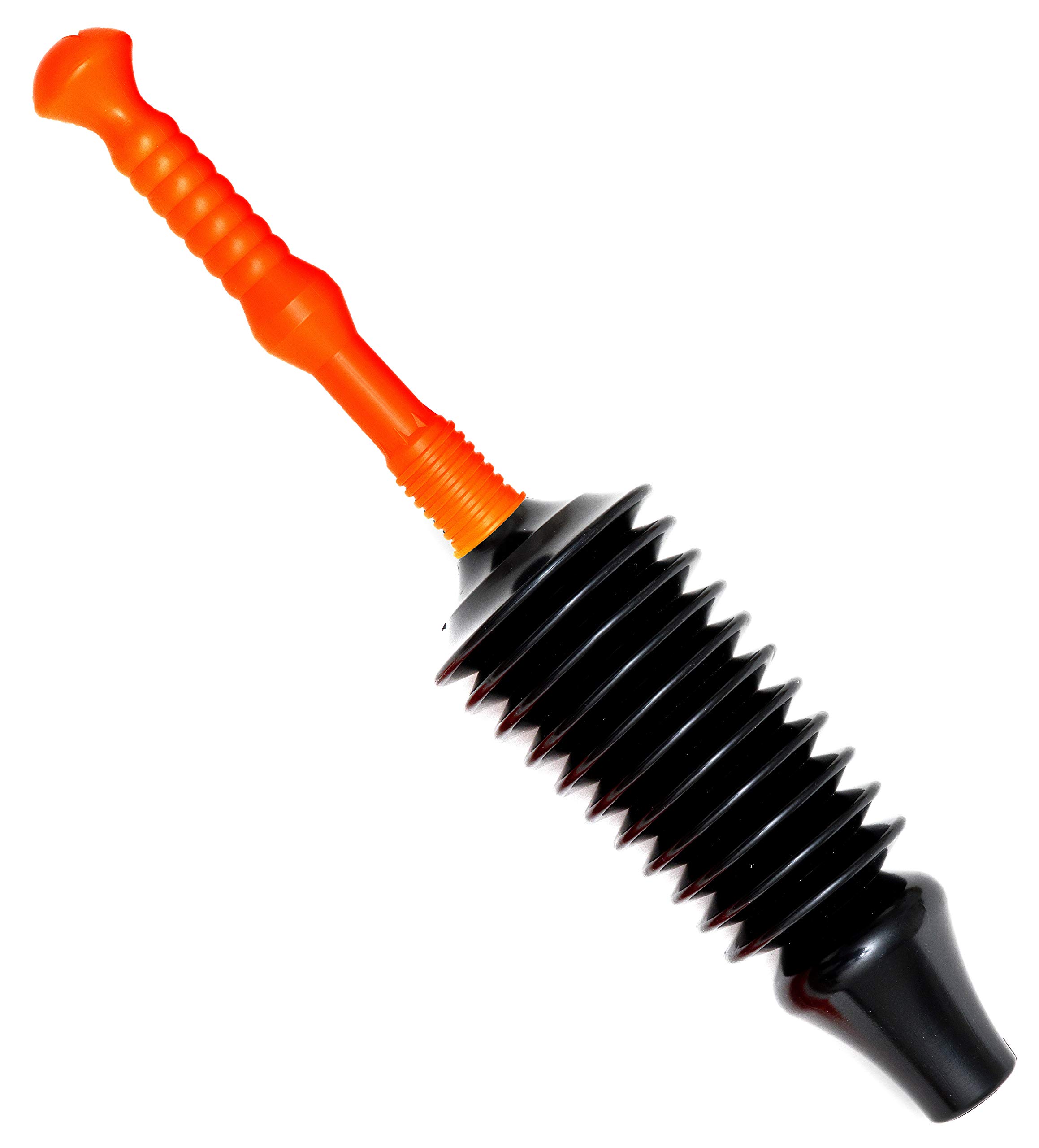 brackit Toilet Plunger, Powerful and Unique, Accordion Suction, Fits All Toilets, Easy to Use