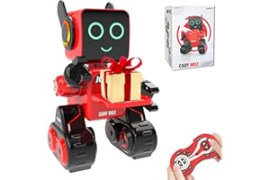 ANYSUN Robot Toy for Kids, Intelligent Interactive Remote Control Robot with Built-in Piggy Bank Educational Robotic Kit Walks Sings and Dance for Boys and Girls Birthday