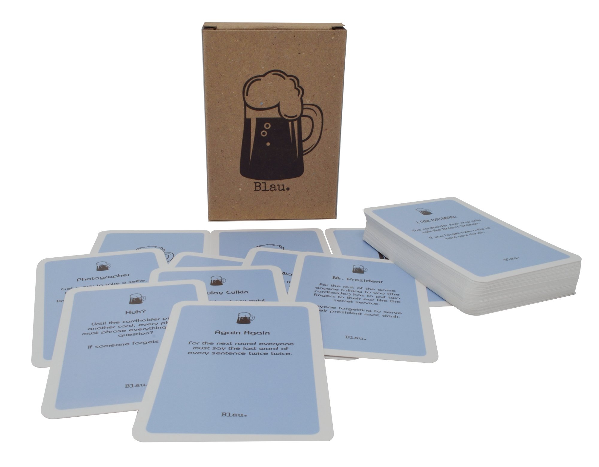 Blau. Drinking Game : Top Selling German Drinking Game - 60 Cards - Easy and Fun Party Game, Great for Students…