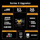 ASUS TUF Gaming VG279QM5A 27 inch Full HD 240Hz IPS G Sync FreeSync ELMB view 2