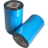4.33'' x 984' Premium Resin Enhanced Wax Ribbon, 110mm x 300m Black Thermal Transfer Ribbon, Barcode Thermal Label Printer Ribbon, CSO-Ink Outside, 1'' Core for Zebra, TSC, GoDex, Citizen (1 Roll)