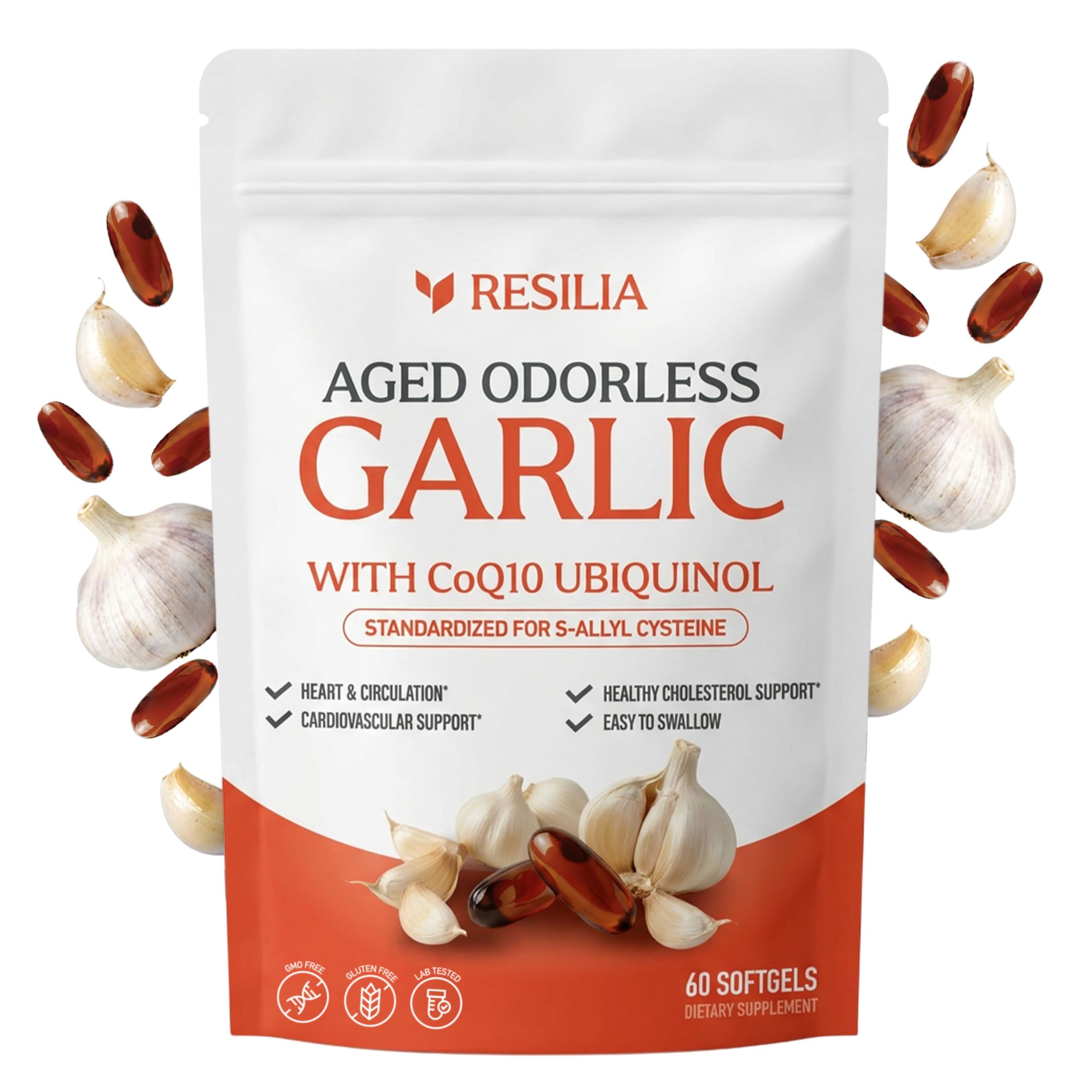 Aged Odorless Garlic with CoQ10 Ubiquinol