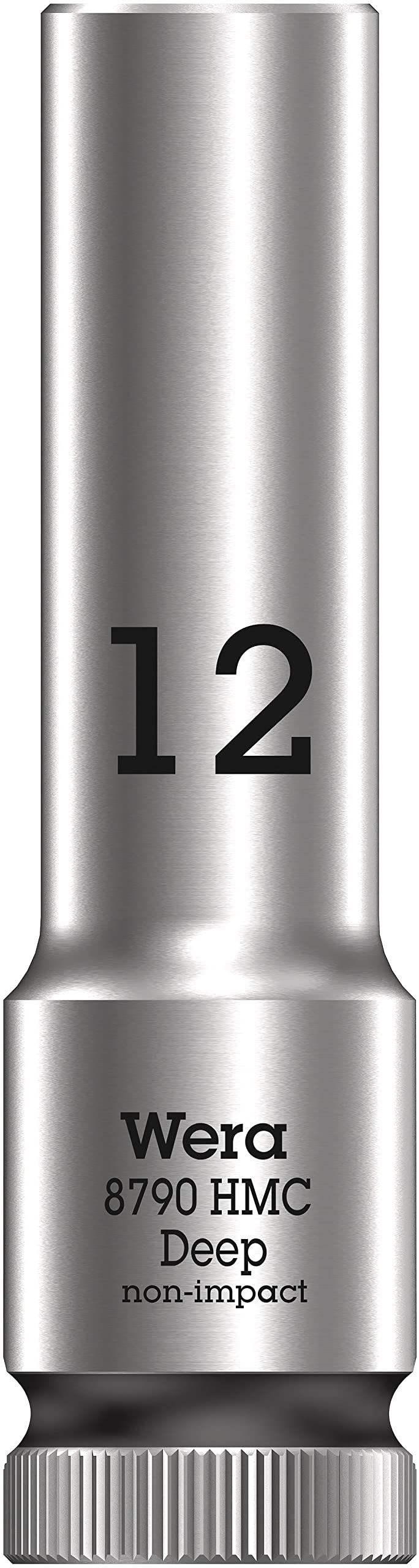 Wera 05004552001 8790 HMC Deep Socket, Black, 12.0 mm