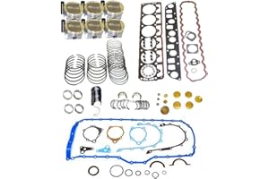 DNJ EK1120A Engine Rebuild Kit for 1992-1993 Jeep Cherokee, Comanche, Grand Cherokee 4.0L L6 12V OHV 242cid