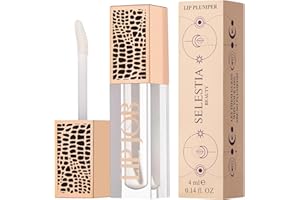 SELESTIA BEAUTY Lip Plumper Gloss – Lip Job – Glossy Finish, Hydrating & Smoothing Formula, 0.14 fl oz (Aura Breeze)