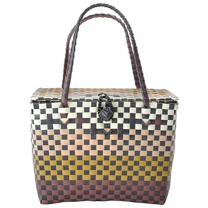 Shraddha Collections Durable Multipurpose Reusable Large Picnic Basket/Tiffin Bag (Brown)