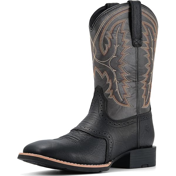 Amazon.com | Western Shops Mens Genuine Leather Square Toe Cowboy