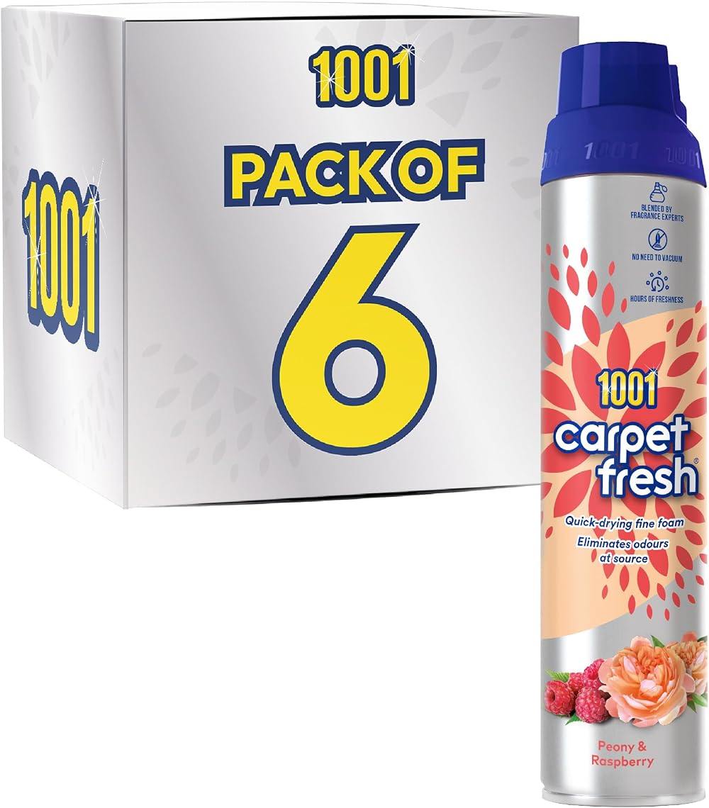 1001 Carpet Fresh Peony & Raspberry 6 Pack