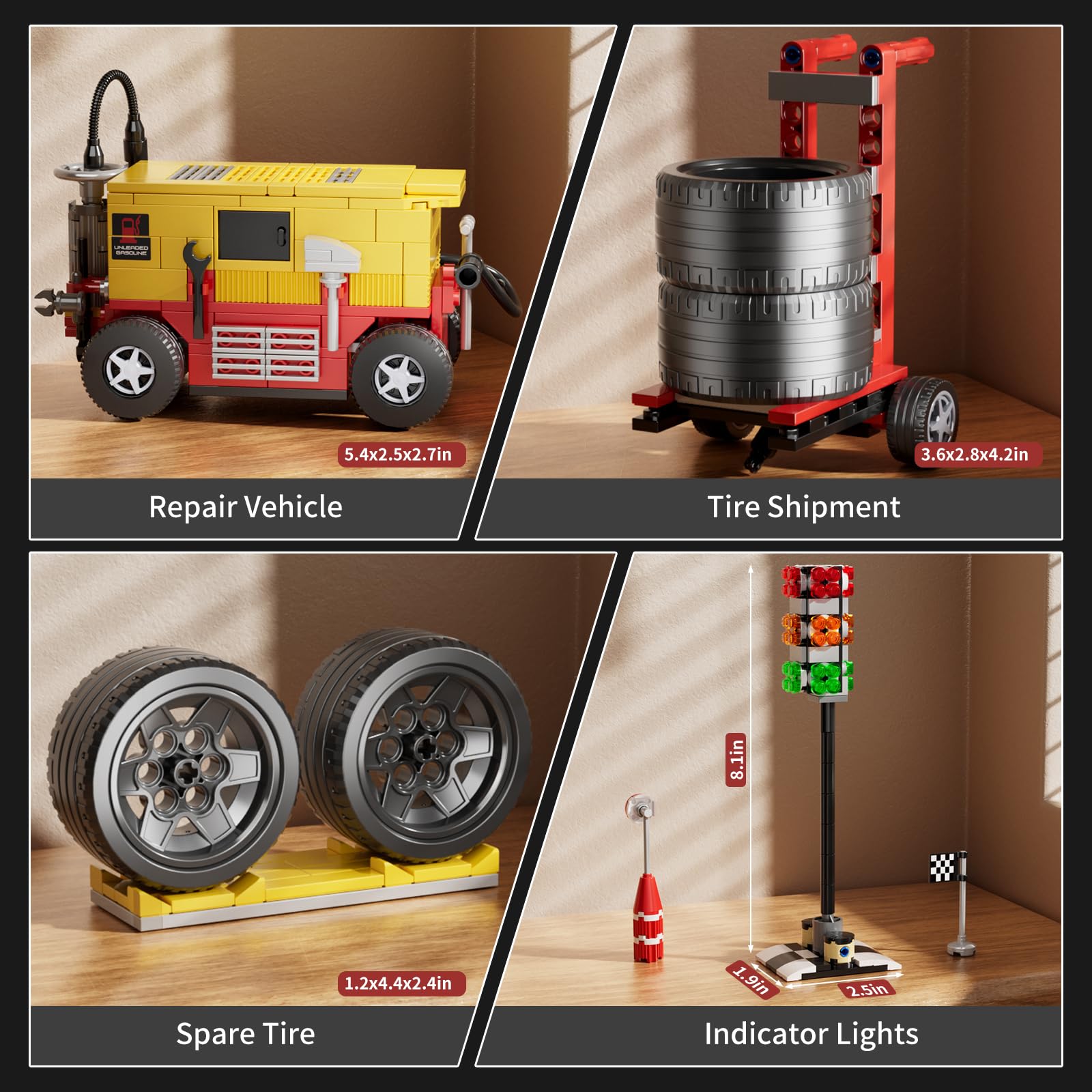 Mould King 10035 Formel 1 Rennwagen Klemmbausteine Super Sportwagen Bausteine Speed Champion Rennauto Modellauto Ausstellungsmodell Für Fans Erwachsene (1603 Teile) 6