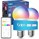 Tapo L530E 2-Pack E27 Smart LED Bulbs Multicolor Dimmable WiFi with Alexa